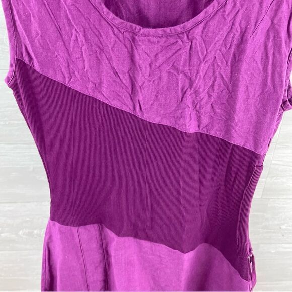 Matilda Jane Ekaterina Grape Linen Blend Midi Dress - Picture 4 of 8